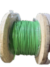 Cable Aislado No 8 AWG Cobre THHN Verde Metro